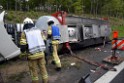 VU Gefahrgut LKW umgestuerzt A 4 Rich Koeln Hoehe AS Gummersbach P354